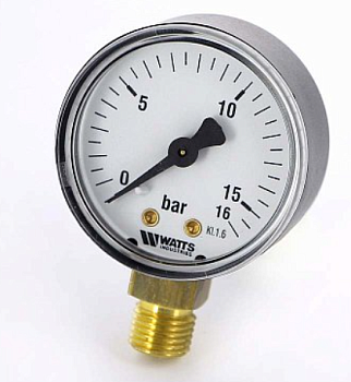 Манометр радиальный F+R200 63/16 (1/4 0-16бар)  WATTS